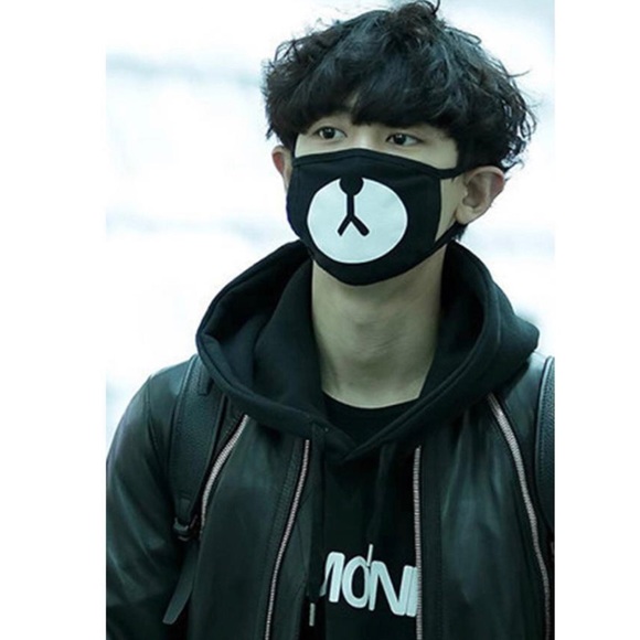 Bear Face Mask set of 4 - Picture 4 of 6